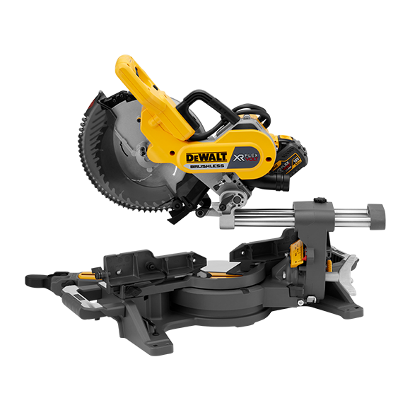 DCS727T2 60V MAX / 2.0AH FLEXVOLT 254mm(10") 슬라이딩 각도절단기 (톱날포함)