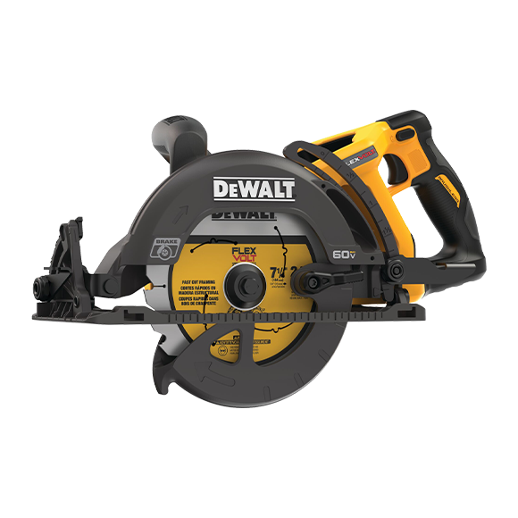 DCS577N 60V MAX FLEXVOLT XR 브러쉬리스 충전 원형톱 (웜쏘 타입) (베어툴)