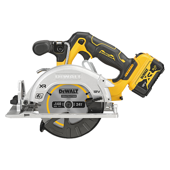 DCS512J2T 12V MAX / 5.0Ah 브러쉬리스 140mm(5.5") 원형톱