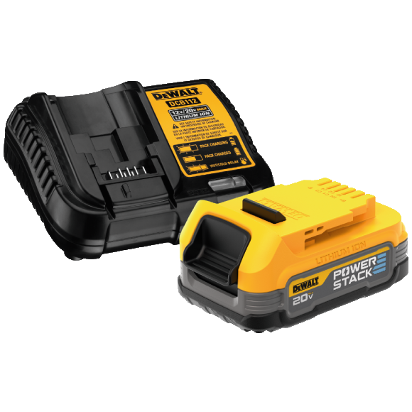 DCBP034E2 20V MAX POWERSTACK&trade; 리튬이온 배터리 콤보 (DCBP034x2 &amp; DCB115x1)