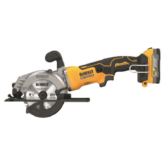 DCS571E2T 20V MAX / POWERSTACK 1.7Ah XR 브러쉬리스 컴팩트 115mm(4.5") 원형톱