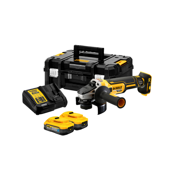 DCG405H2T 20V MAX / POWERSTACK&trade; 5.0Ah XR 브러쉬리스 충전 그라인더 - 슬라이더 스위치 (TSTAK)