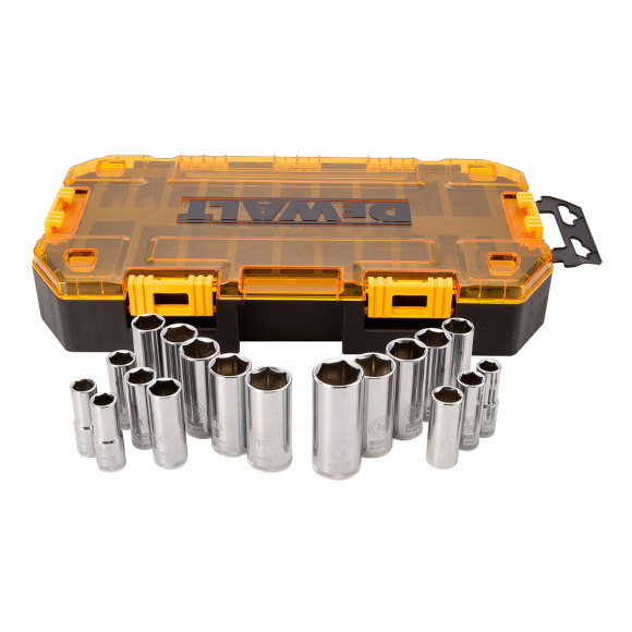 DWMT73812 3/8 Drive 롱소켓 세트 20PCS (Metric & SAE)
