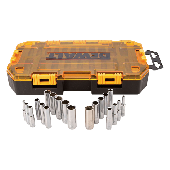 DWMT73811 1/4 Drive 롱소켓 세트 20PCS (Metric & SAE)