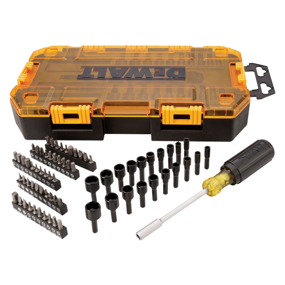 DWMT73808 1/4 Drive 멀티비트 너트 드라이버 세트 71PCS