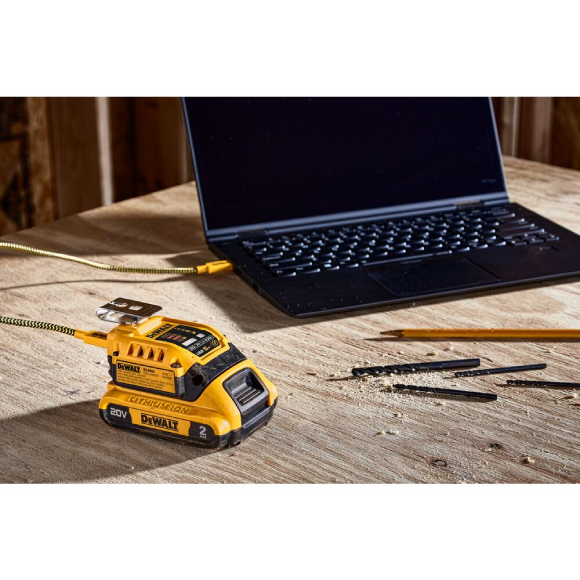 DCB094K 디월트 USB 충전 어댑터 (C타입, 20V MAX / FV) *C타입 케이블 포함